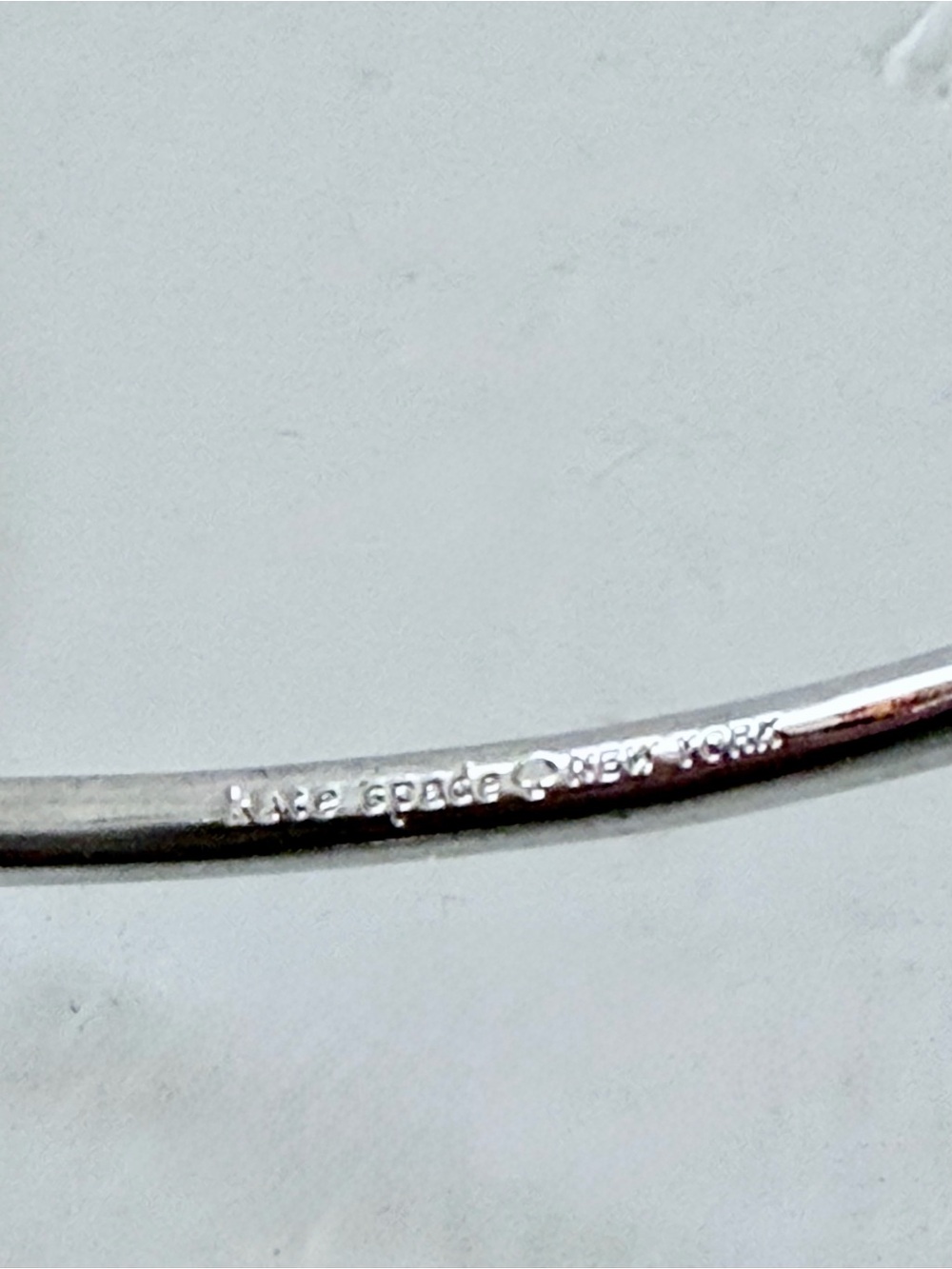 kate spade Silver Bow adjustable Bangle Bracelet - Picture 2 of 5